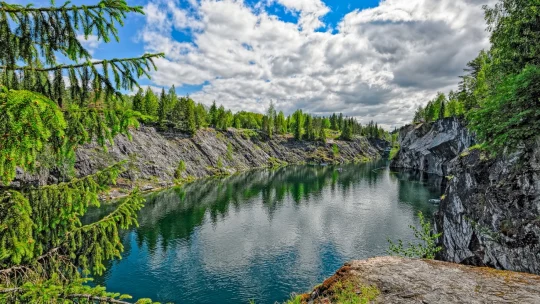 Мраморный карьер Рускеала: Жемчужина Карелии