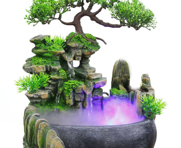 Водопад с подсветкой: оазис релаксации в вашем доме